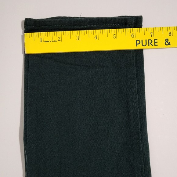 Levi's 505 Straight Women's Jean Sz 29 Green Denim 5 Pocket Straight Leg Stretch - Picture 11 of 11